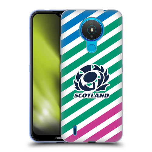 Scotland Rugby Graphics Lines Soft Gel Case for Nokia 1.4