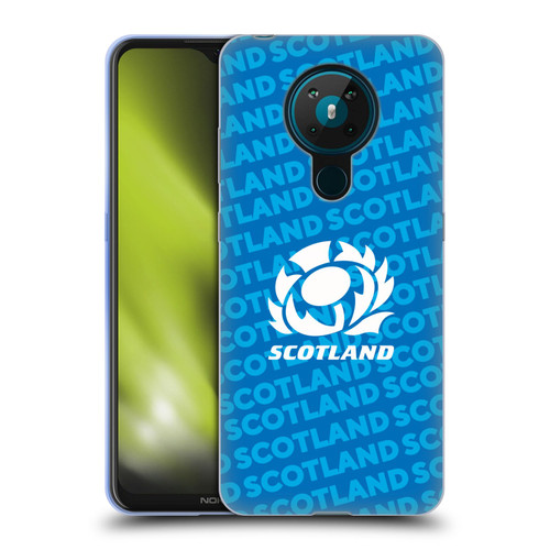 Scotland Rugby Graphics Logo Blue Soft Gel Case for Nokia 5.3