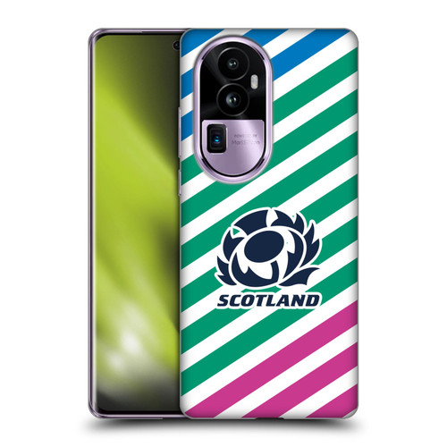 Scotland Rugby Graphics Lines Soft Gel Case for OPPO Reno10 Pro+