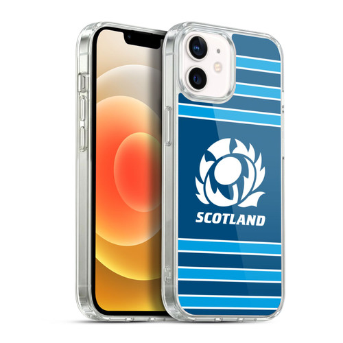 Scotland Rugby Logo 2 Stripes Soft Gel Case for Apple iPhone 12 / iPhone 12 Pro & MagSafe