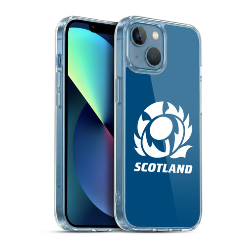 Scotland Rugby Logo 2 Plain Soft Gel Case for Apple iPhone 13 Mini