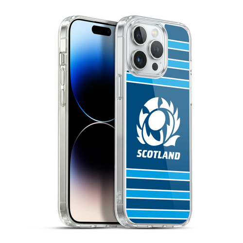 Scotland Rugby Logo 2 Stripes Soft Gel Case for Apple iPhone 13 Pro Max