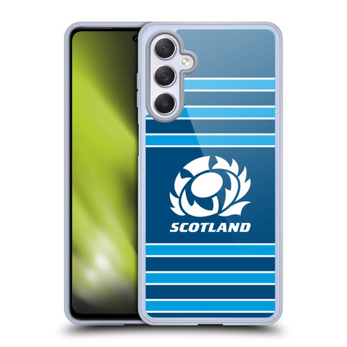 Scotland Rugby Logo 2 Stripes Soft Gel Case for Samsung Galaxy M54 5G