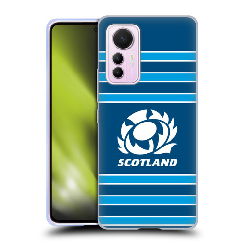 Scotland Rugby Logo 2 Stripes Soft Gel Case for Xiaomi 12 Lite