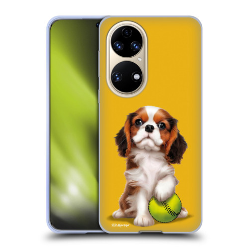 P.D. Moreno Sport Puppies Cavalier King Charles Baseball Soft Gel Case for Huawei P50