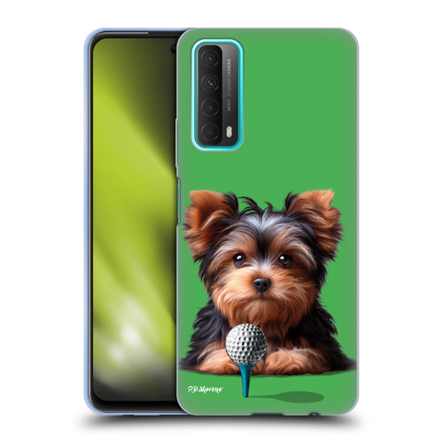 P.D. Moreno Sport Puppies Yorkshire Terrier Golf Soft Gel Case for Huawei P Smart (2021)