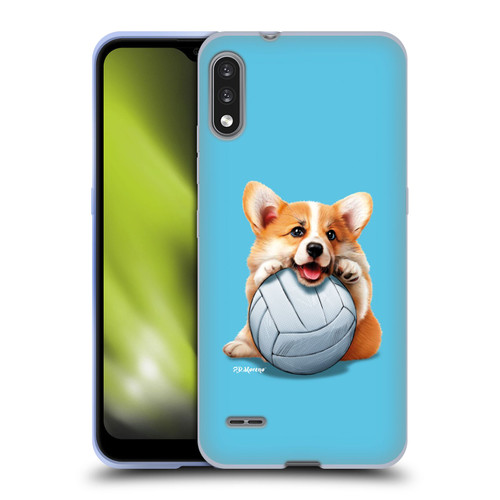 P.D. Moreno Sport Puppies Corgi Volleyball Soft Gel Case for LG K22