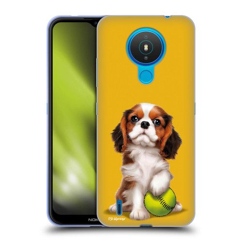 P.D. Moreno Sport Puppies Cavalier King Charles Baseball Soft Gel Case for Nokia 1.4