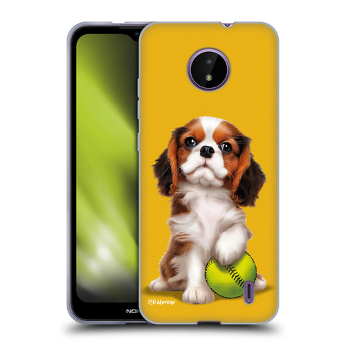 P.D. Moreno Sport Puppies Cavalier King Charles Baseball Soft Gel Case for Nokia C10 / C20