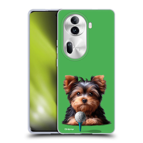 P.D. Moreno Sport Puppies Yorkshire Terrier Golf Soft Gel Case for OPPO Reno11 Pro