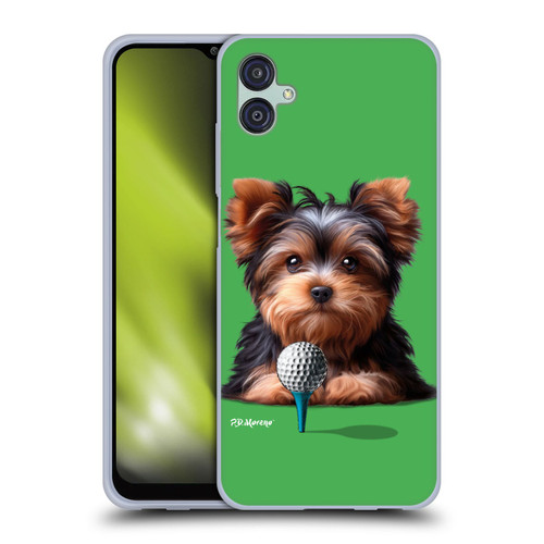 P.D. Moreno Sport Puppies Yorkshire Terrier Golf Soft Gel Case for Samsung Galaxy M04 5G / A04e