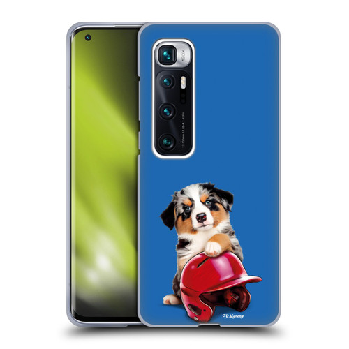 P.D. Moreno Sport Puppies Australian Shepherd Helmet Soft Gel Case for Xiaomi Mi 10 Ultra 5G