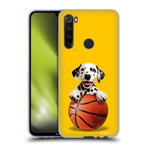 P.D. Moreno Sport Puppies Dalmatian Basket Soft Gel Case for Xiaomi Redmi Note 8T