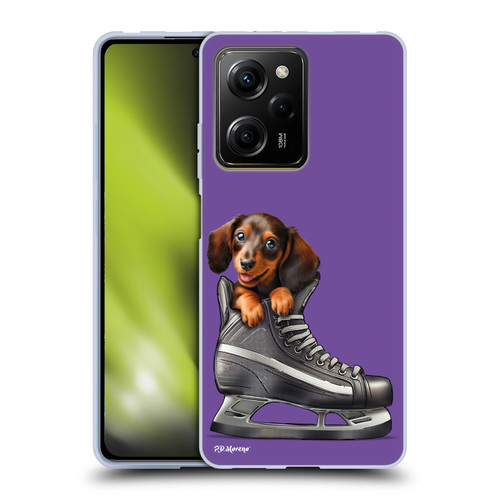 P.D. Moreno Sport Puppies Dachshund Hockey Soft Gel Case for Xiaomi Redmi Note 12 Pro 5G