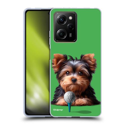 P.D. Moreno Sport Puppies Yorkshire Terrier Golf Soft Gel Case for Xiaomi Redmi Note 12 Pro 5G