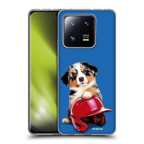 P.D. Moreno Sport Puppies Australian Shepherd Helmet Soft Gel Case for Xiaomi 13 Pro 5G