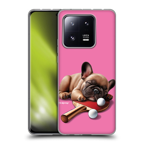 P.D. Moreno Sport Puppies French Bulldog Ping Pong Soft Gel Case for Xiaomi 13 Pro 5G