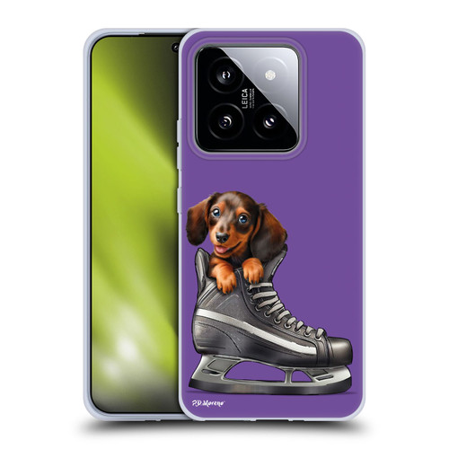 P.D. Moreno Sport Puppies Dachshund Hockey Soft Gel Case for Xiaomi 14