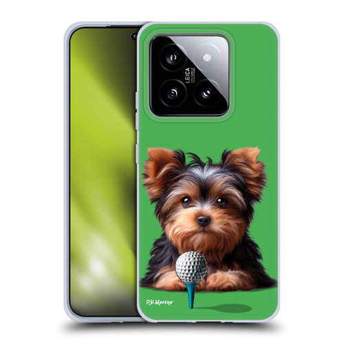 P.D. Moreno Sport Puppies Yorkshire Terrier Golf Soft Gel Case for Xiaomi 14