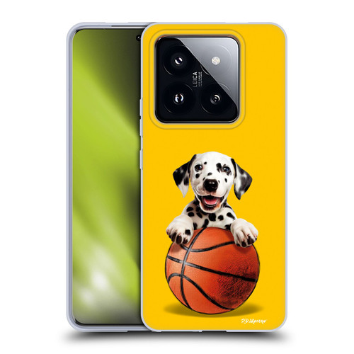 P.D. Moreno Sport Puppies Dalmatian Basket Soft Gel Case for Xiaomi 14 Pro