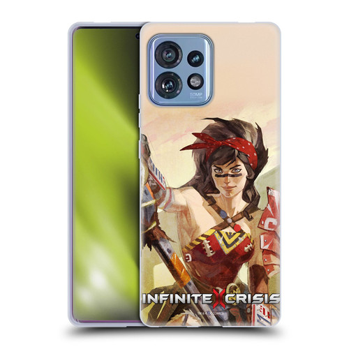 Infinite Crisis Characters Atomic Wonder Woman Soft Gel Case for Motorola Moto Edge 40 Pro