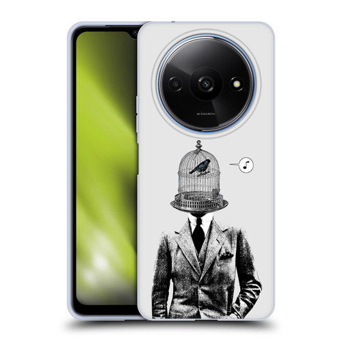 LouiJoverArt Black And White Plumage Soft Gel Case for Xiaomi Redmi A3