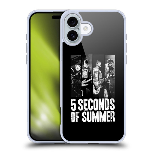 5 Seconds of Summer Posters Strips Soft Gel Case for Apple iPhone 16 Plus