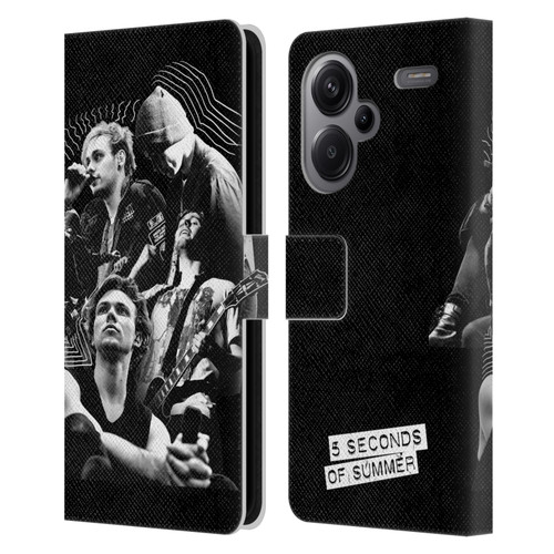 5 Seconds of Summer Posters Punkzine 2 Leather Book Wallet Case Cover For Xiaomi Redmi Note 13 Pro Plus 5G