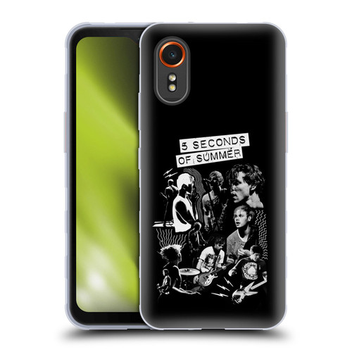 5 Seconds of Summer Posters Punkzine Soft Gel Case for Samsung Galaxy Xcover7 5G