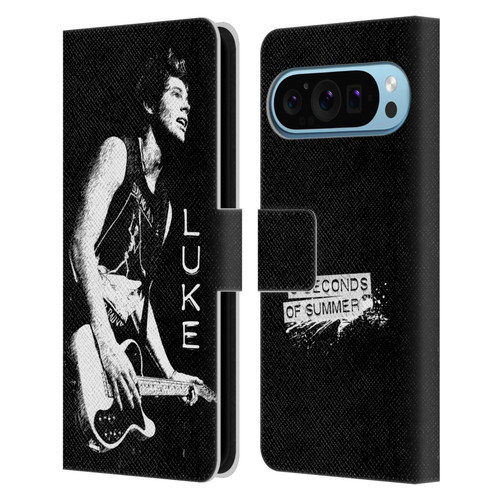 5 Seconds of Summer Solos BW Luke Leather Book Wallet Case Cover For Google Pixel 9 / Pixel 9 Pro