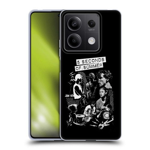 5 Seconds of Summer Posters Punkzine Soft Gel Case for Xiaomi Redmi Note 13/13 Pro 5G