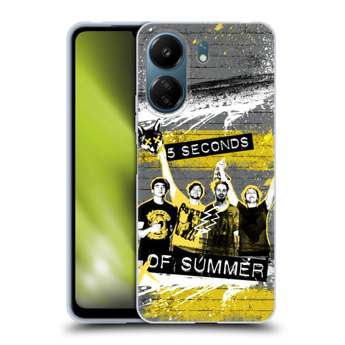 5 Seconds of Summer Posters Splatter Soft Gel Case for Xiaomi Redmi 13C 4G