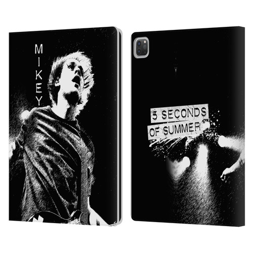 5 Seconds of Summer Solos BW Mikey Leather Book Wallet Case Cover For Apple iPad Pro 13 M4 2024