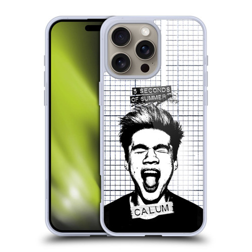 5 Seconds of Summer Solos Grained Calum Soft Gel Case for Apple iPhone 16 Pro Max