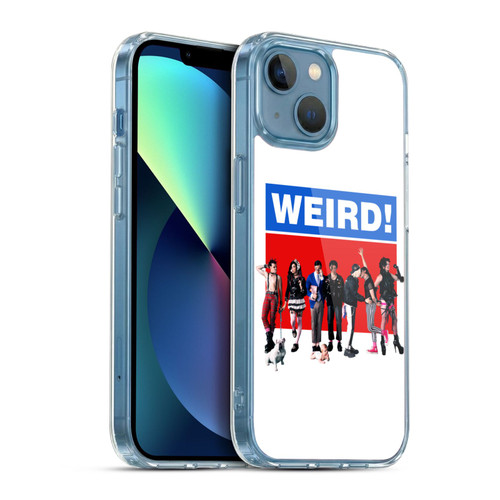 Yungblud Graphics Weird! Soft Gel Case for Apple iPhone 13 Mini