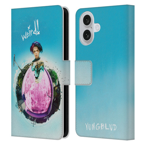 Yungblud Graphics Weird! 2 Leather Book Wallet Case Cover For Apple iPhone 16