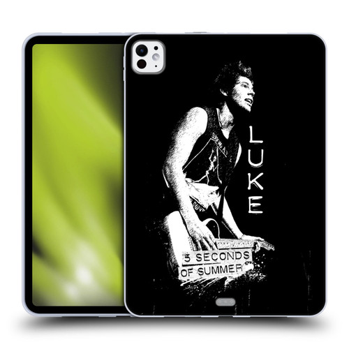 5 Seconds of Summer Solos BW Luke Soft Gel Case for Apple iPad Pro 11 M4 2024