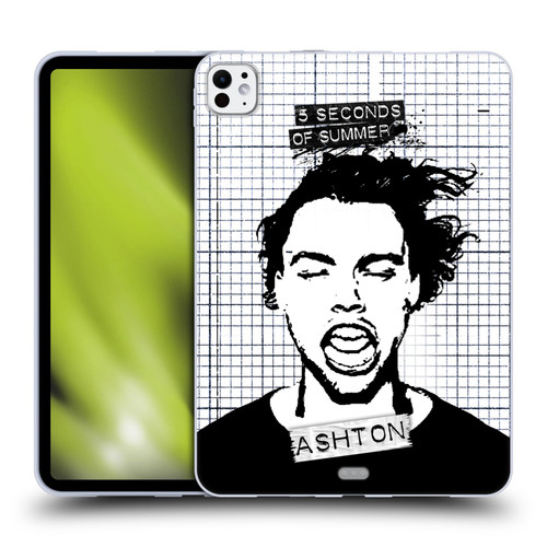 5 Seconds of Summer Solos Grained Ashton Soft Gel Case for Apple iPad Pro 11 M4 2024