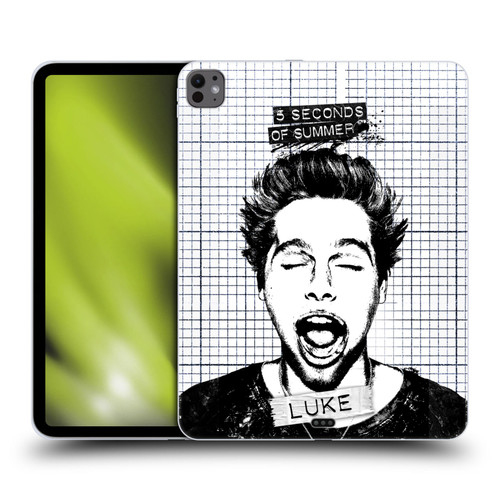 5 Seconds of Summer Solos Grained Luke Soft Gel Case for Apple iPad Pro 13 M4 2024