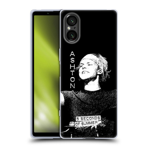 5 Seconds of Summer Solos BW Ashton Soft Gel Case for Sony Xperia 5 V 5G