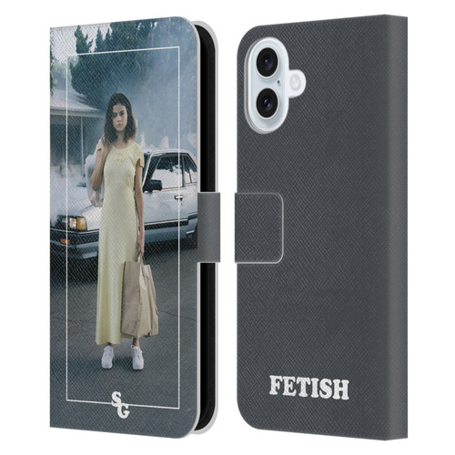 Selena Gomez Fetish Album Cover Leather Book Wallet Case Cover For Apple iPhone 16 Plus