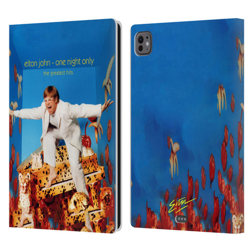 Elton John Artwork One Night Only Album Leather Book Wallet Case Cover For Apple iPad Pro 11 M4 2024
