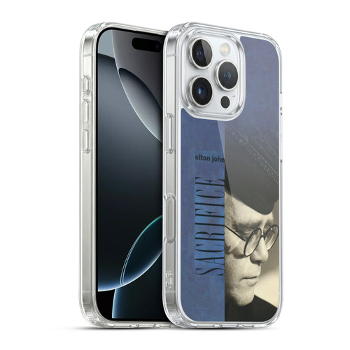 Elton John Artwork Sacrifice Single Soft Gel Case for Apple iPhone 16 Pro & MagSafe