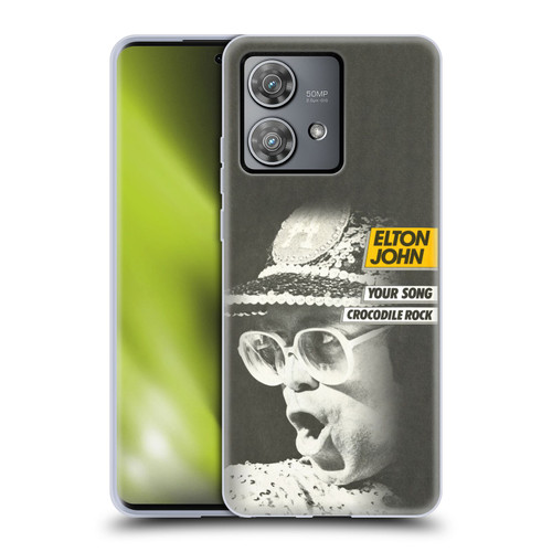 Elton John Artwork Your Song Single Soft Gel Case for Motorola Edge 40 Neo 5G
