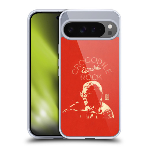 Elton John Artwork Crocodile Rock Single Soft Gel Case for Google Pixel 9 Pro XL