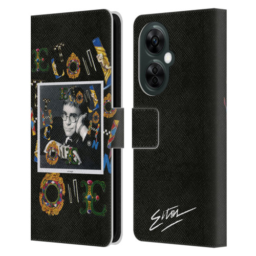 Elton John Artwork The One Single Leather Book Wallet Case Cover For OnePlus Nord CE 3 Lite 5G