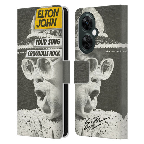 Elton John Artwork Your Song Single Leather Book Wallet Case Cover For OnePlus Nord CE 3 Lite 5G