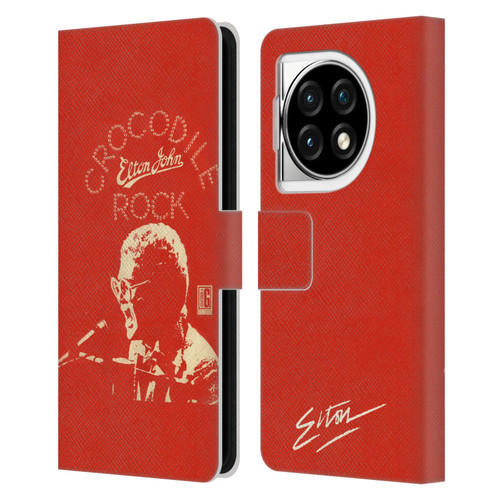 Elton John Artwork Crocodile Rock Single Leather Book Wallet Case Cover For OPPO OnePlus Ace 3 5G