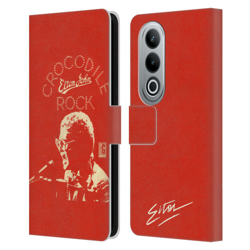 Elton John Artwork Crocodile Rock Single Leather Book Wallet Case Cover For OPPO OnePlus Ace 3V 5G