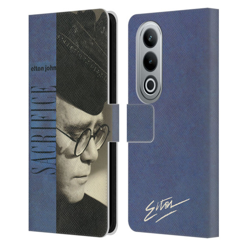 Elton John Artwork Sacrifice Single Leather Book Wallet Case Cover For OPPO OnePlus Ace 3V 5G